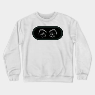 a pair of eyes peering beyond the dungeon Crewneck Sweatshirt